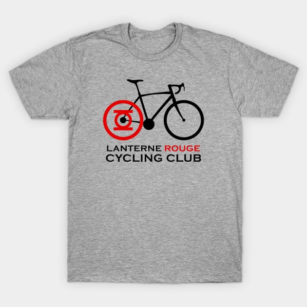 Lanterne Rouge Cycling Club T-Shirt by esskay1000